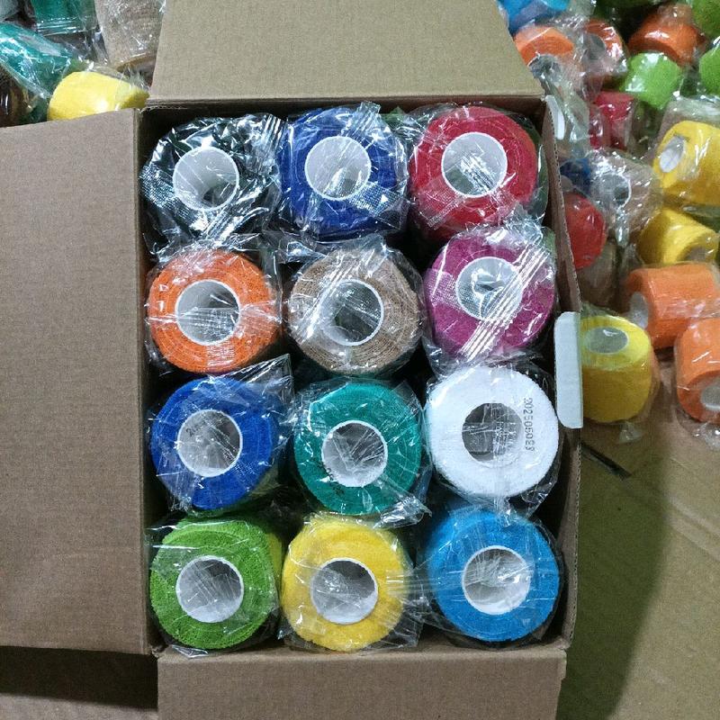 hộp 30,24,48,60,96 cuộn băng keo thể thao,băng quấn cổ chân,cổ tay bản 5cm