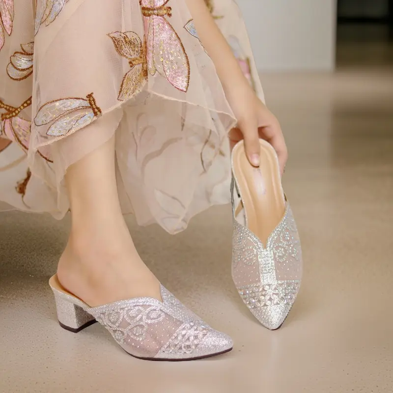 Herdian Rtwo 26 Sandal Heels Wanita Hak Tahu Karet Shoes Pesta 5