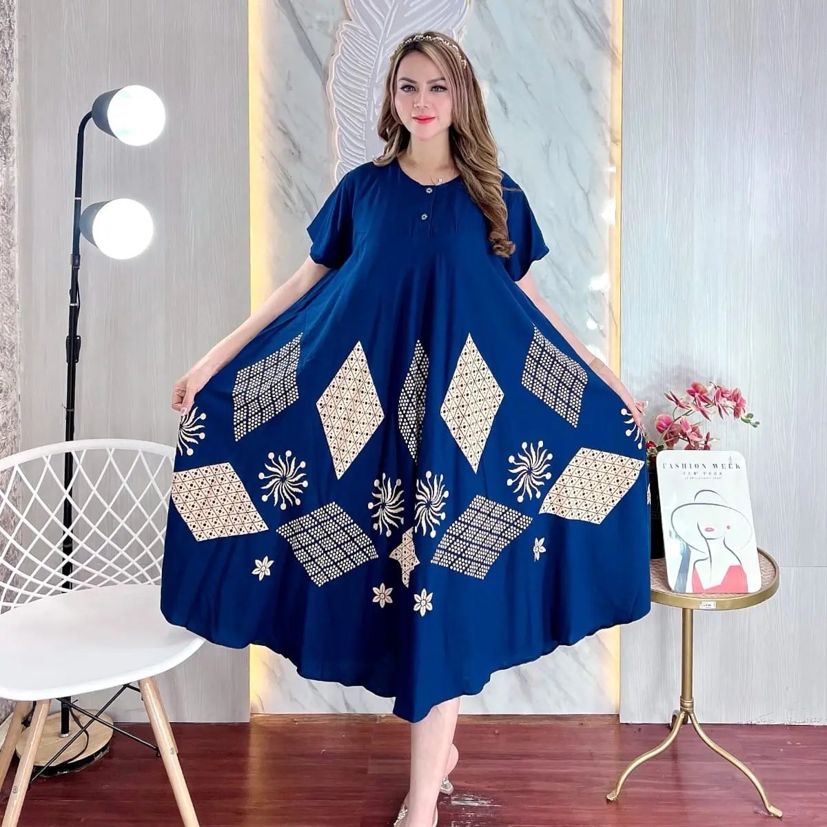 Daster payung//daster klok//daster viral//daster kekinian// Bunga// Rayon Busui