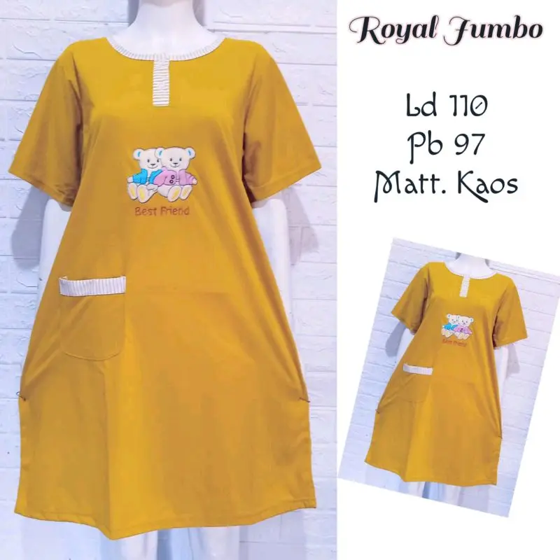 Daster Kaos Motif Cantii Busui Termurah Kain Tidur Cantik