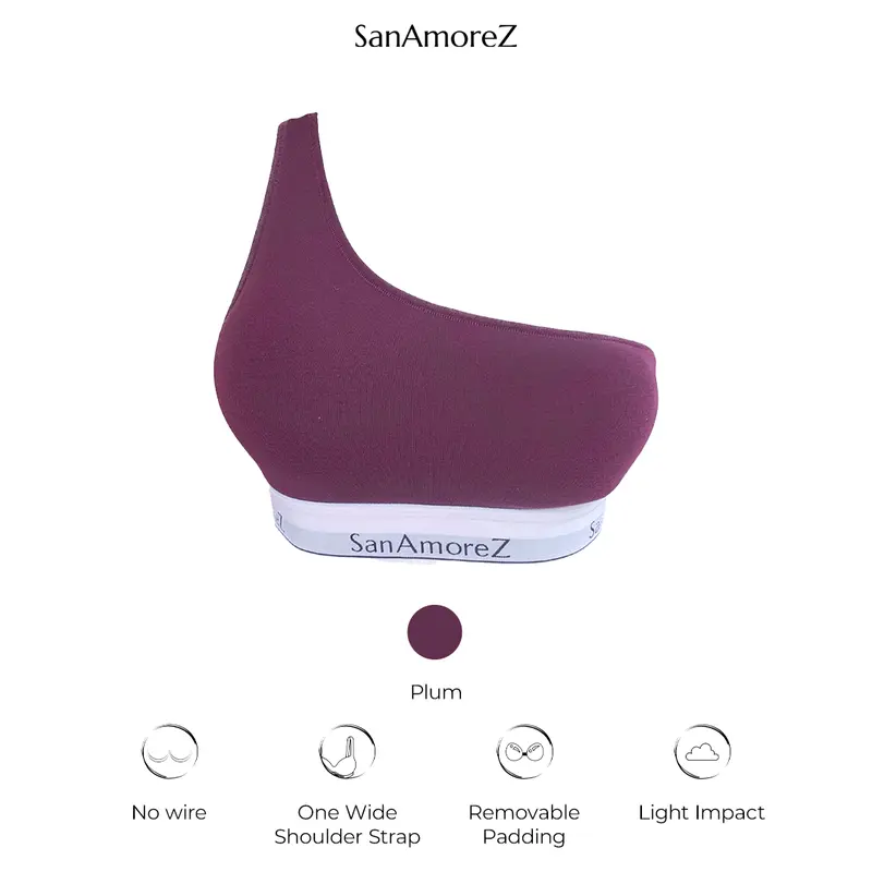 SanAmoreZ | Premium Sports Bra/Bralette - Bra/Bralette Olahraga Premium (Cotton) | Size XS - XL | No Wire Bralette | Maple Bralette 3