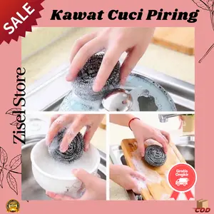 KAWAT CUCI PIRING SABUT BESI STAINLESS SIKAT WAJAN BESI ANTI KARAT