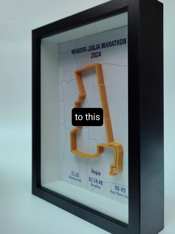 custom order track route map ji eun studio (medium density fibreboard frame) 4