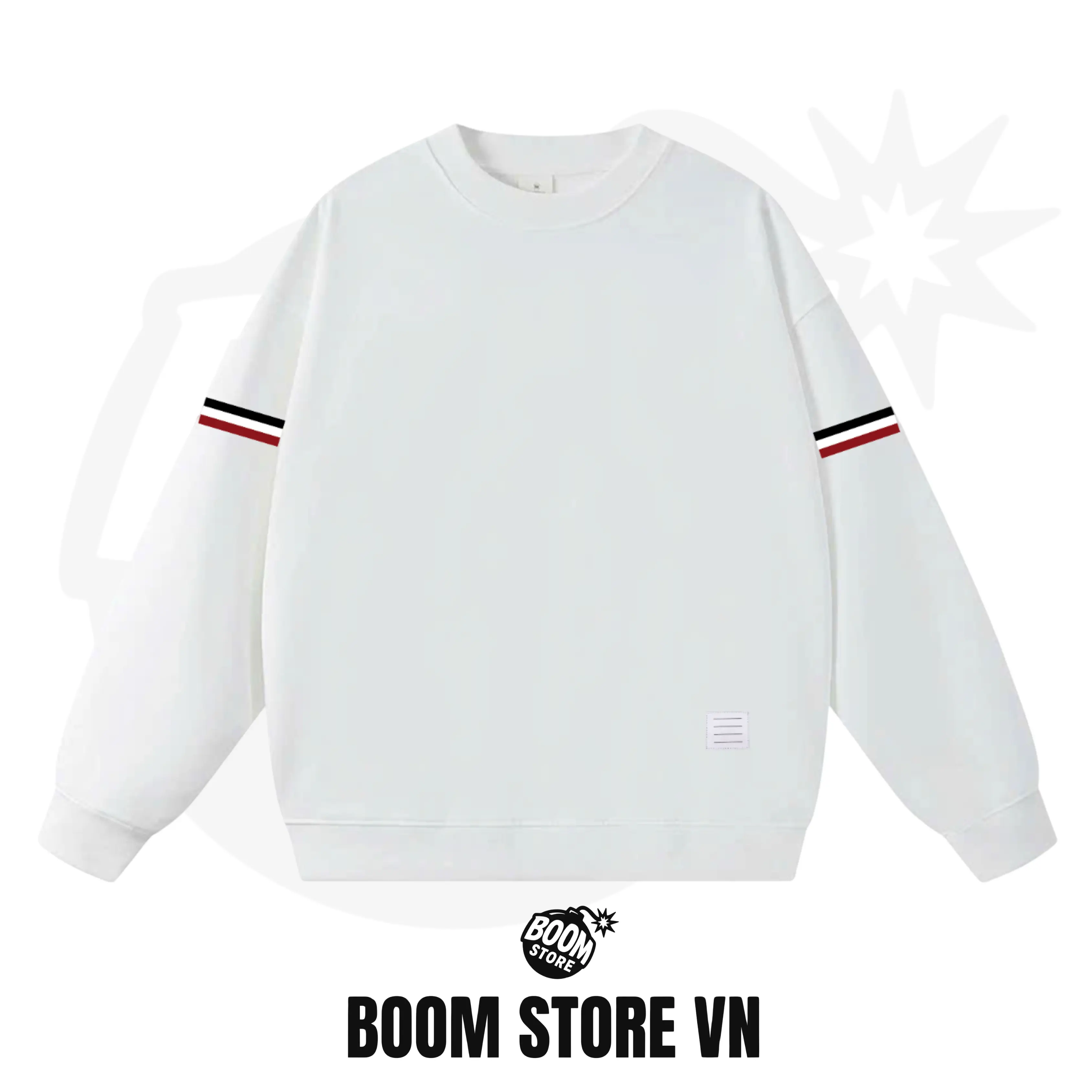 [XẢ KHO] ÁO SWEATER UNISEX NỈ BÔNG HÀN COTTON DÀY DẰN CỔ TRÒN FORM BOXY NAM NỮ PHỐI SỌC - BY BOOM STORE VN | BigBuy360 - bigbuy360.vn