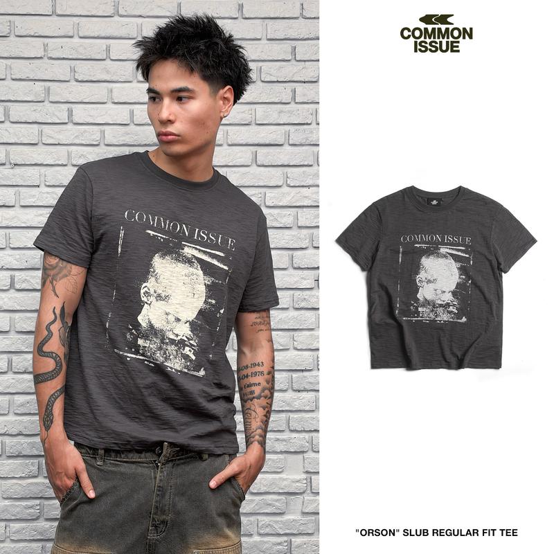 Áo Thun Form Regular Fit "ORSON” Chất Vải Slub Mỏng 220GSM | Common Issue