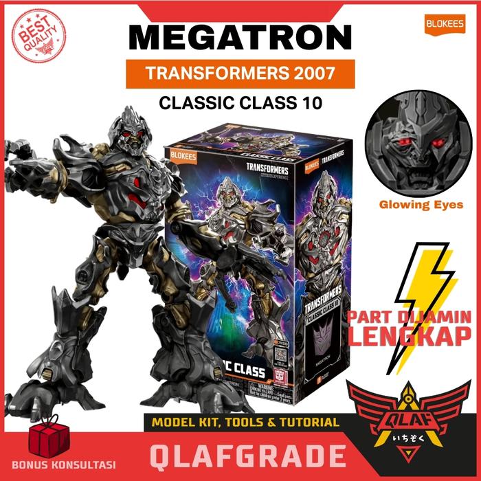 Gambar Blokees Megatron TRANSFORMERS (2007) Classic Class 10 - model kit action figure mainan robot dari Wahkhilaf Kota Surabaya Tokopedia