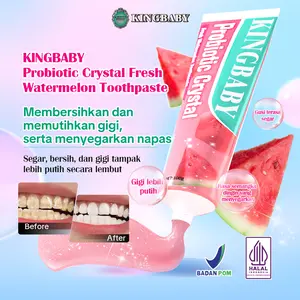 [BPOM] Kingbaby Pasta Gigi Probiotik Probiotic Crystal Fresh - Probiotik Alami & Kelembutan Ekstra Segar Seharian