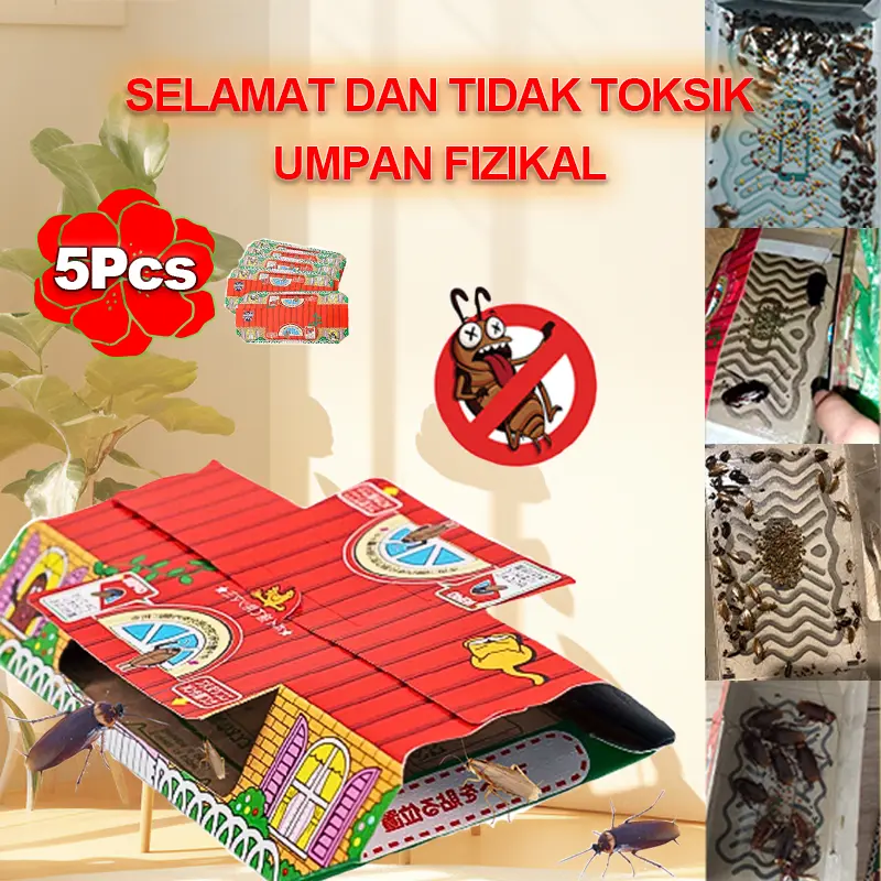 Cockroach Trap Perangkap Lipas Perangkap Serangga Perangkap Serangga Perangkap Umpan Lipas Perangkap Kawalan Perosak