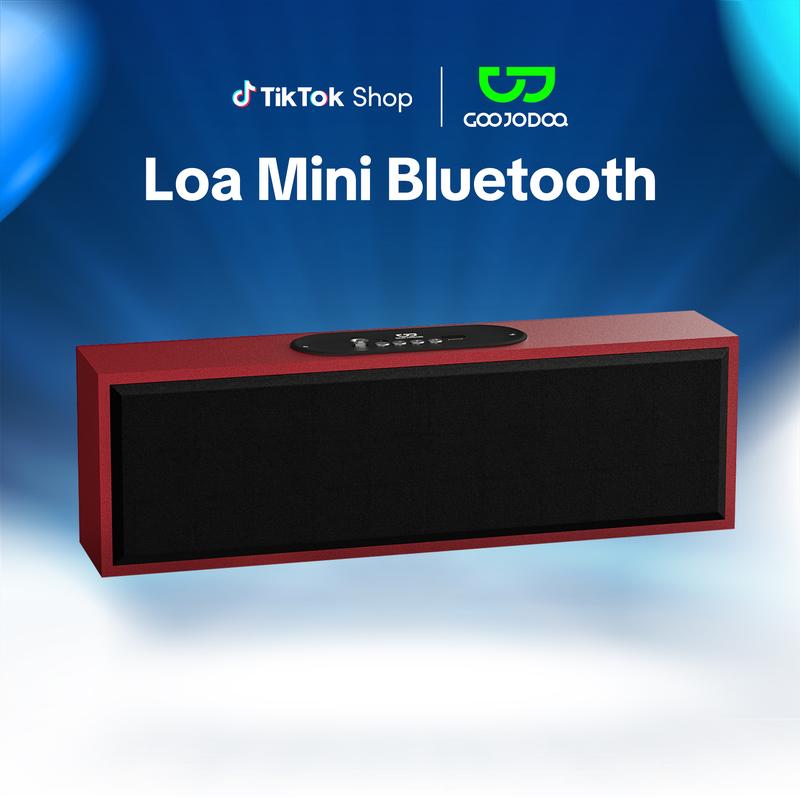 [GOOJODOQ*KOL/KOC]  Loa thanh Bluetooth , thẻ TF/AUS phát lại USB, kích thước di động, công suất cao 10W, màn loa lớn, âm thanh mạnh mẽ