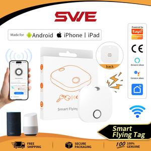 Peranti Anti-Hilang Pintar Bluetooth AirTag, Penjejak Dompet, Kunci dan Haiwan Kesayangan, Serasi dengan Apple, Pengguna Android dan Pemilik Haiwan Kesayangan