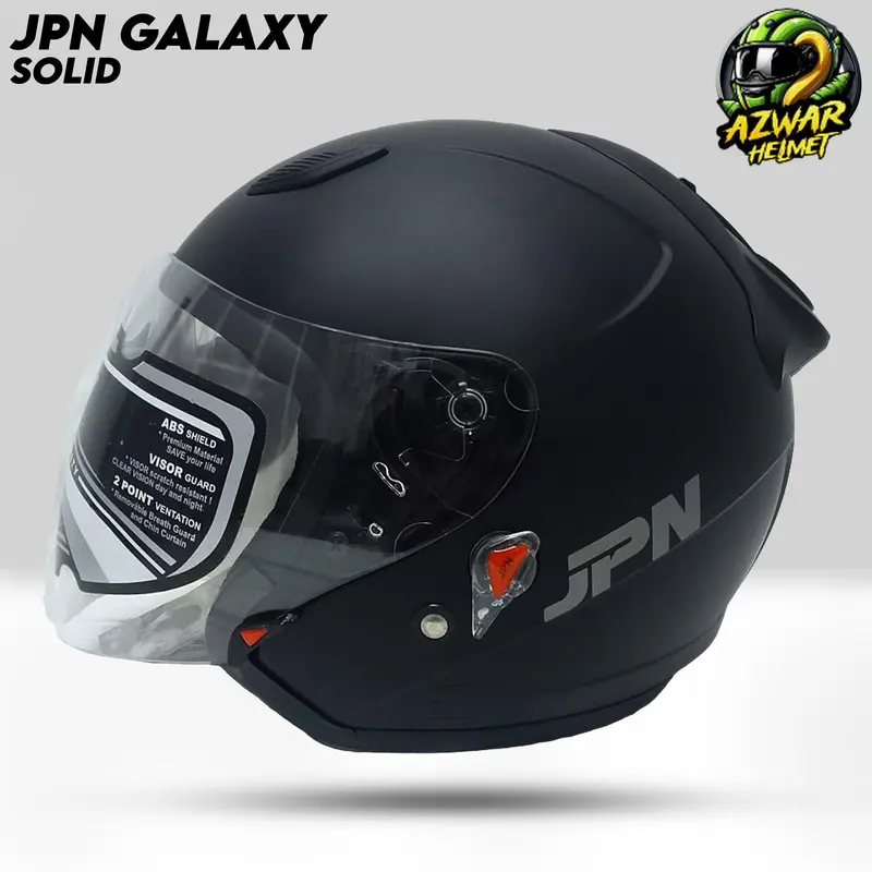 Helm Half Face | JPN GALAXY KACA VISOR BENING | Helm Half Face Pria Dan Wanita Dewasa Original SNI Motorcycle 5