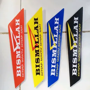 2pcs wiper wing bismillah 4warna Windshield Motorcycle Kaca car Kabel variasi wiper