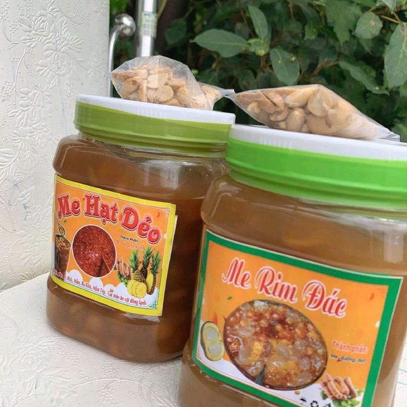 combo 1keo me đác 1keo me dẻo 2kg tặng kèm 2túi đậu phộng 100k 2