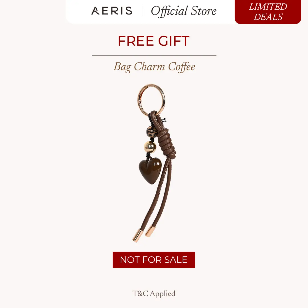 [GWP– Not For Sale]Aeris Beauté Special Gift Bag Charm Coffee