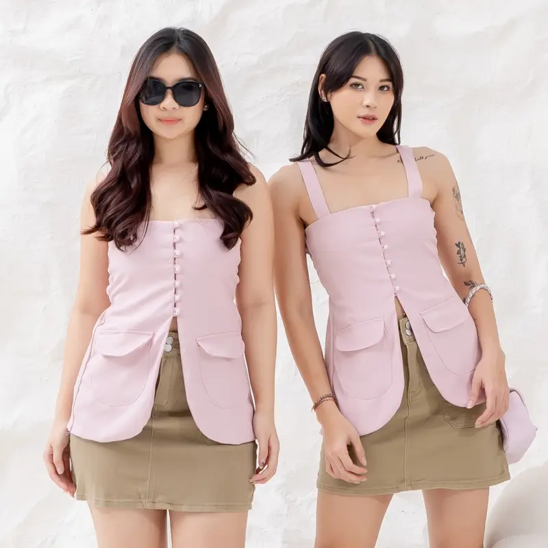 [GURLBUCKET] Malow Top / Atasan / Top Semiwoll "Pakaian Wanita" 4