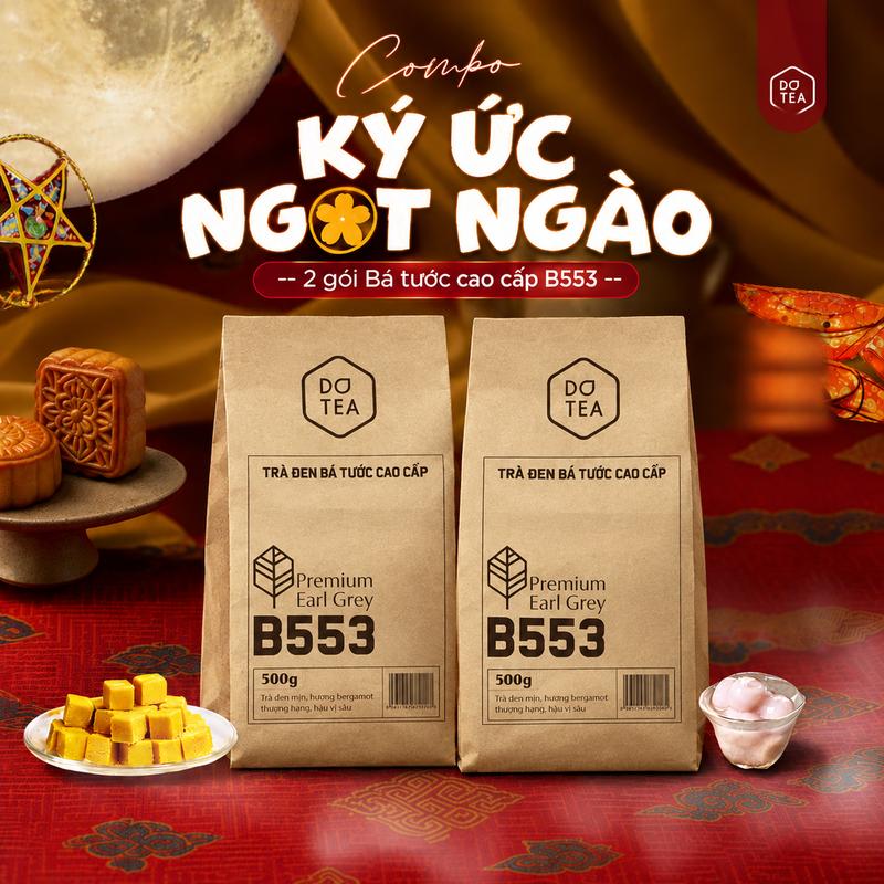 Ký ức ngọt ngào - Combo 2 gói Trà đen bá tước cao cấp B553-500g