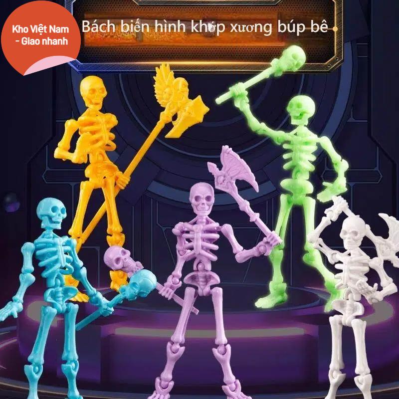  Đồ chơi Bộ Xương Hợp Xu hướng Nhiều Màu Có Thể Di Chuyển Mở Khóa Nhiều Tư Thế Vui Nhộn Khớp Linh Hoạt Phụ Kiện Phong Phú gundam Mô hình Trend Đồ chơi giảm stress 3D Mô hình côn trùng 