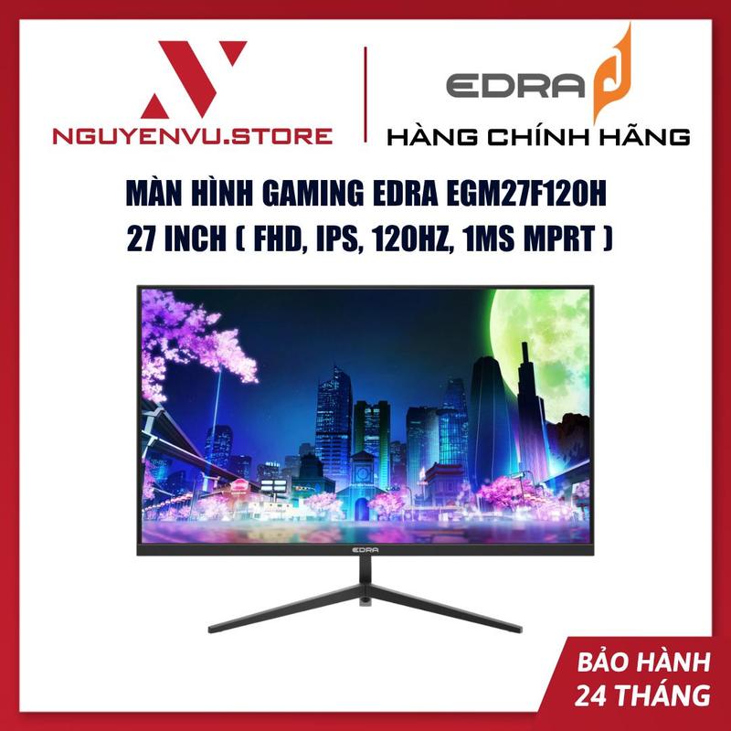 Màn hình vi tính Gaming EDRA EGM27F120H 27 inch (FHD, IPS, 120Hz, 1ms MPRT)