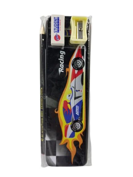 Jimat stationery Set Back To School Pen Pencil Eraser Sharpener Door Gift Hari Guru Alat Tulis Sekolah Pelajar Notebook Black 4