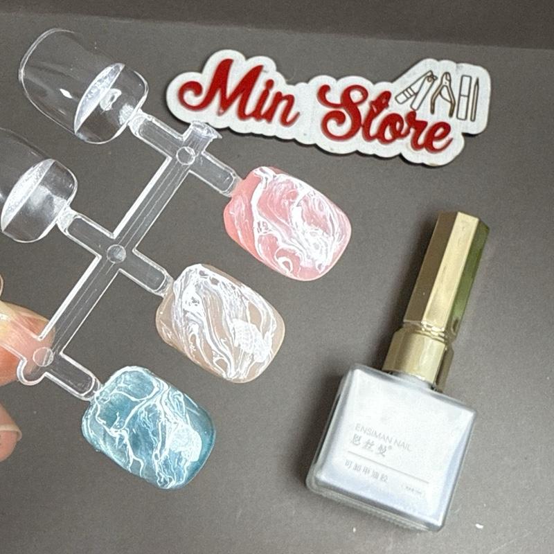 Sơn tạo loang bọt biển 1 chai màu trắng,  làm nail- trang trí móng