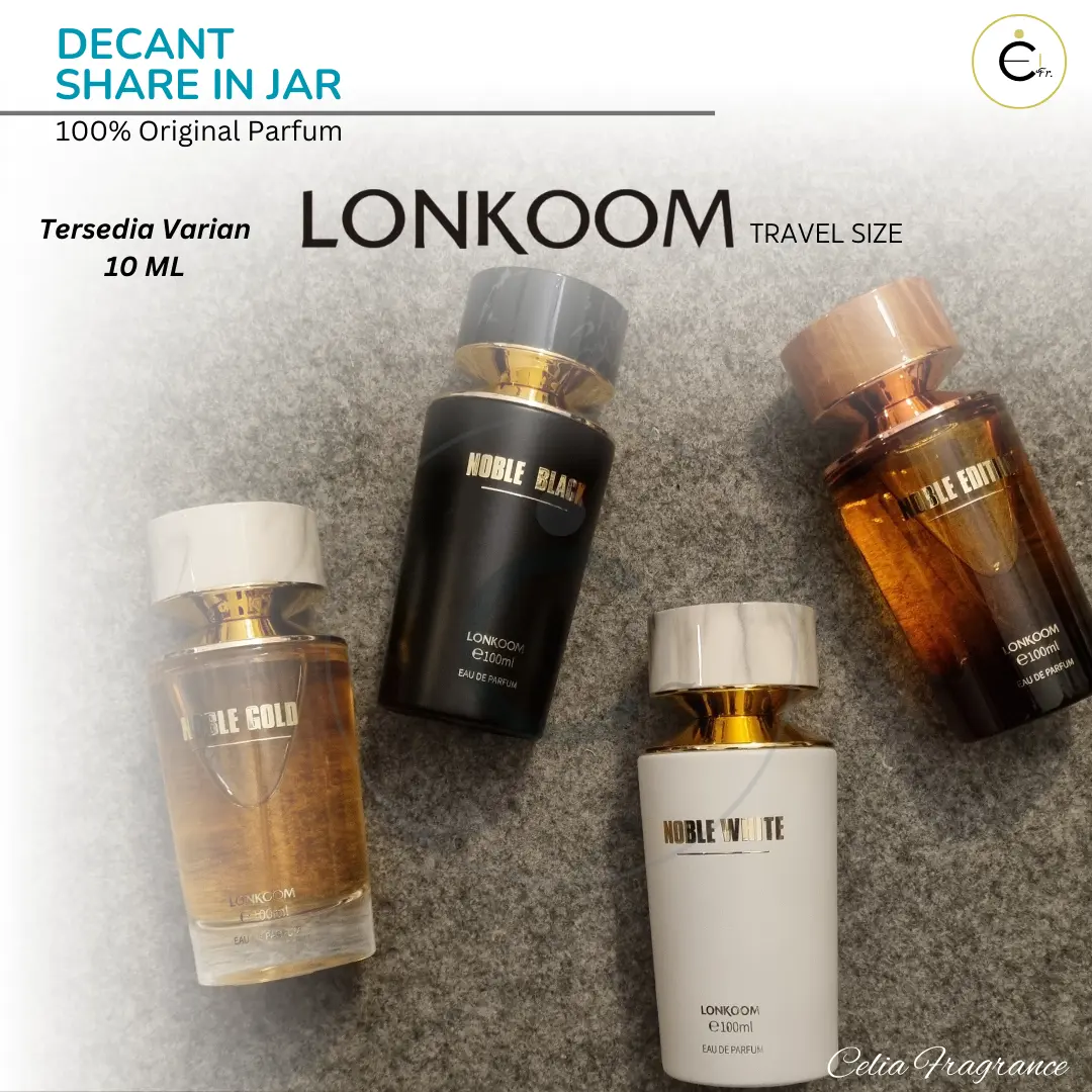 LONKOOM NOBLE Decant (Share in Jar) – Travel Size LONKOOM NOBLE LONKOOM Noble White Noble Black Noble Gold Noble Edition DECANT LONKOOM Noble White Noble Black Noble Gold Noble Edition