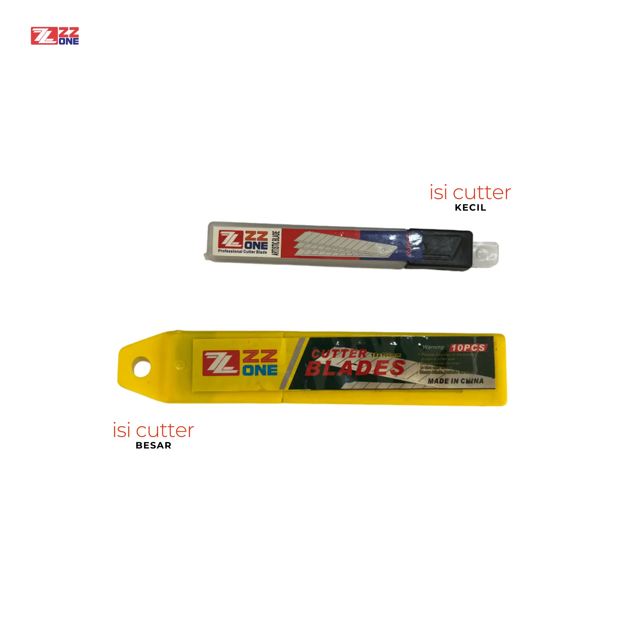 ZZONE - Refill Cutter Besar Kecil - Isi Cutter Besar Kecil