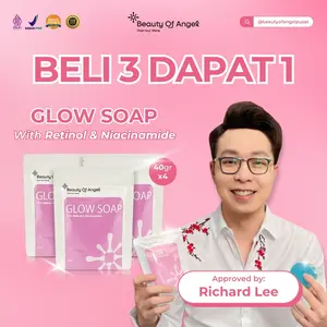 [ Dokter Richard Lee Approved ] Sabun Beauty Of Angel Glow Soap Retinol Niacinamide Sabun Pemutih Sabun Pencerah Mencerahkan Melembabkan Kulit Kering Kulit Pemutih Badan Permanen BPOM Tubuh Bodycare Hitam Perawatan Collagen Memutihkan Scrub Leher Kusam