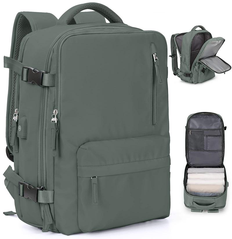 Product Introduction of Ba lô du lịch, không thấm nước, dung tích 35L, ba lô có thể mở rộng, có ngăn đựng giày, thích hợp cho máy tính xách tay 15,6 inch 14