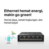 Gambar TP-link TL-LS1005G 5-port 10/100/1000Mbps Desktop Network Switch Plastic dari Reformasi Computer Kota Administrasi Jakarta Barat 5 Tokopedia
