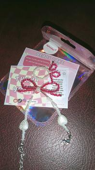 Product Review of RIBBON SERIES | Pink dan Red | Beads Bracelets | gelang manik lucuuuu from w**🌺 1
