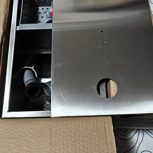 Grease Trap Stainless Steel Filter Penyaring Lemak Dapur Saringan Lemak Bagus Minyak Limbah Cuci Piring 4 Lapisan Penyaringan Penyaring Minyak Dari Air Awet Juga Tahan Air Kotor Kualitas Tinggi Limbah Minyak Asam Bagus
