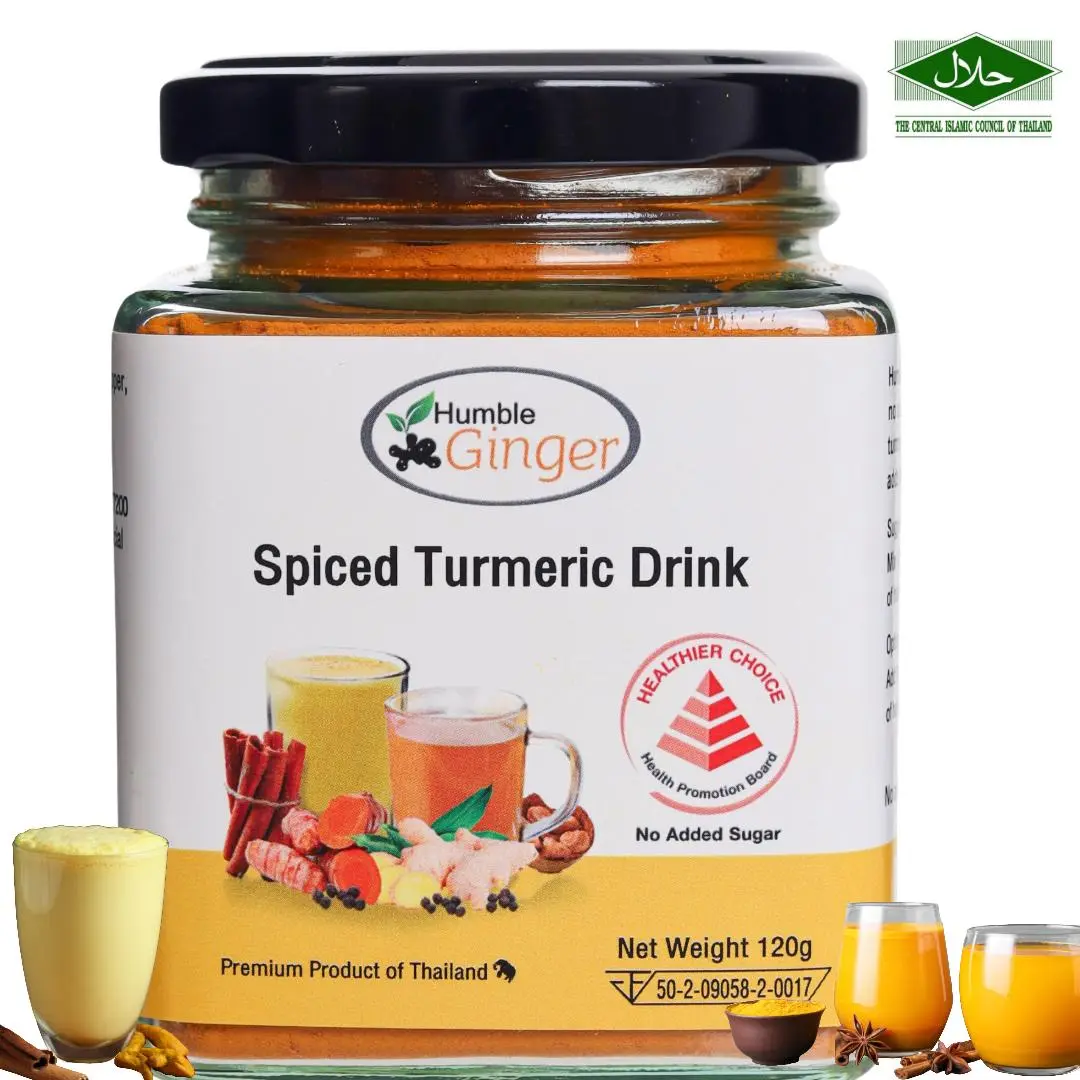 Humble Ginger: Spiced Turmeric Drink for Turmeric Tea and Turmeric Latte: Halal/ Natural/Unsweetened Beverage turmeric