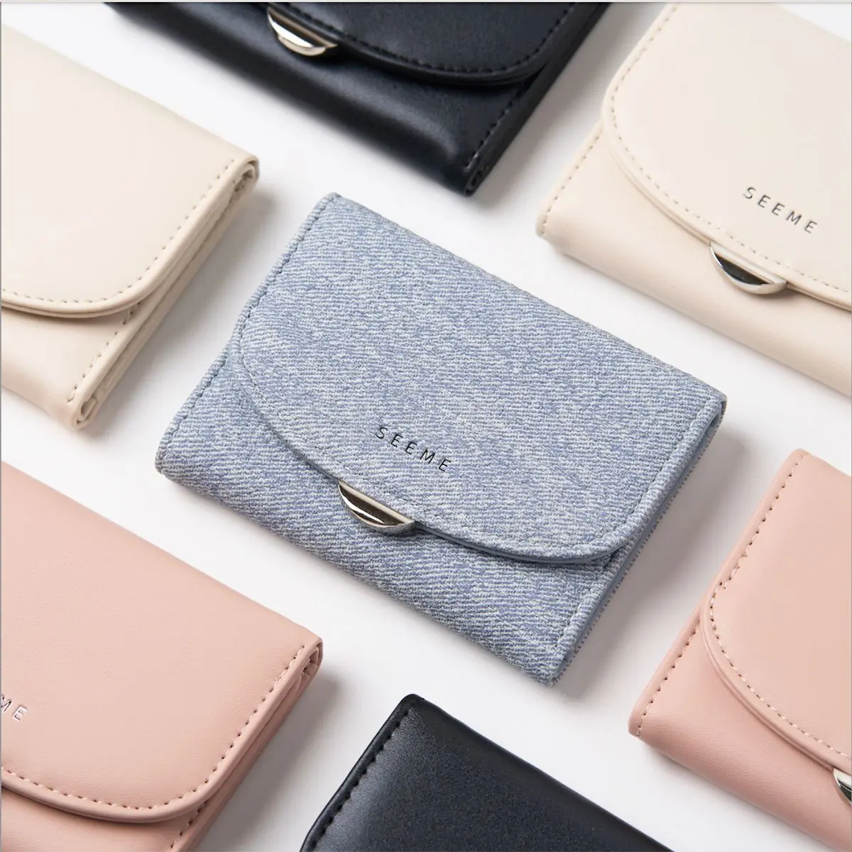 Ví chiêu tài mini SEEME Oscar Wallet gập ba