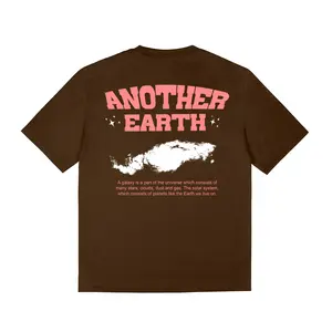 Wush Club 24s REGULER T Shirt Baju kaos Distro Pria Wanita Streetwear Tebal Terbaru COTTON COMBAD another COKLAT