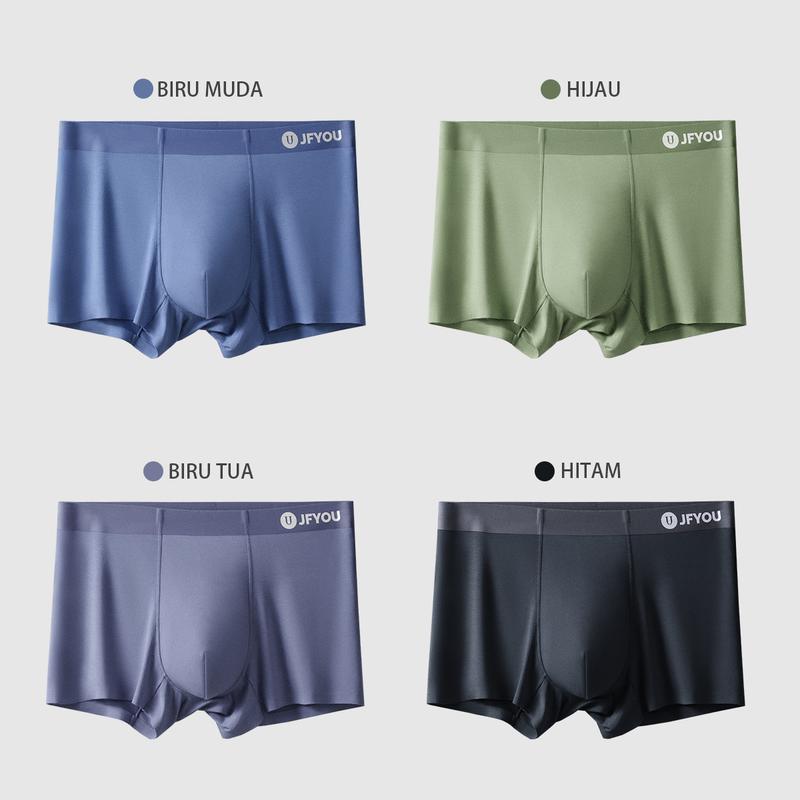 JFYOU Isi 1 PCS Munafie Boxer Pria Pakaian Dalam Pria Import Celana Dalam Fashion 2