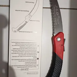 JLD Gergaji Kayu Manual 12" 16" dengan Pegangan Kayu Tangan Dahan Ranting Alat Potong Portable Multifungsi