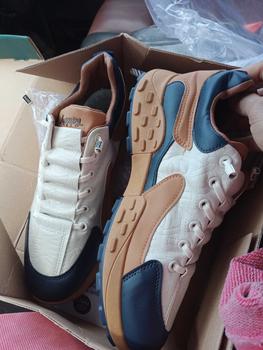 Product Review of Whoppy Osric SL48 Sepatu Cowok Keren Outfit Ramadan Sneakers Pria Casual Fashion Shoes Cream Karet from I**a N**n ** 1