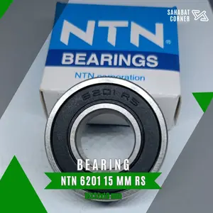 Bearing NTN 6201 15MM RS Japan Diameter 15x32x10 mm