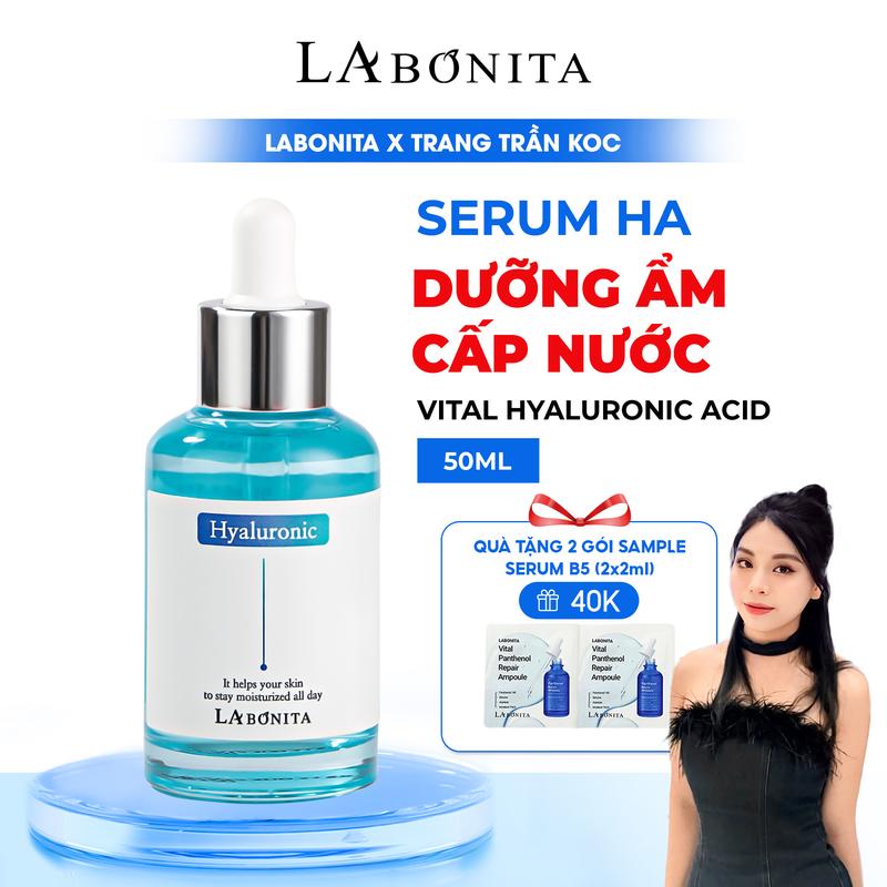 Trang Trần - Tặng 2 sample B5 Serum HA Dưỡng Ẩm Và Làm Dịu Da La Bonita Vital Hyaluronic Acid Serum 50ml Skincare Dưỡng Ẩm Da