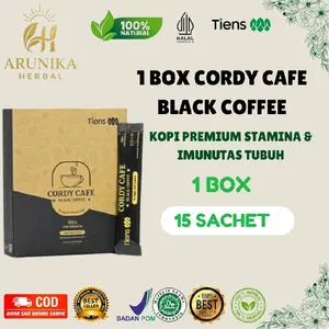 Tiens Cordy Coffe Black Coffe Kopi Herbal
