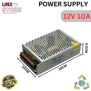 Adaptor Power Supply 12v 5A / 10A PSU Jaring CCTV LED AC 220v to DC 12V / 5A / 10A Adapter  Lampu LED Strip