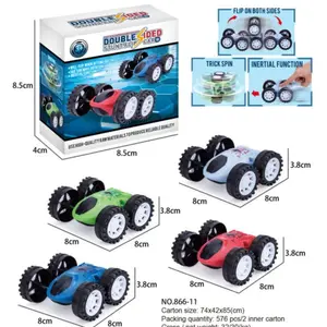 [IM] Double Sided Stunt Flip Car / Mobil 2 Sisi Berputar Bolak Balik / Mobil Mainan Roda Besar / Mainan Anak 2 Side Car
