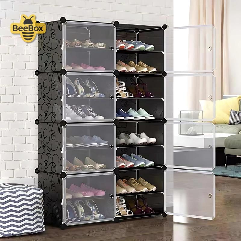 [BeeBox] Tủ giày nhựa hộp đựng giày giá giá đựng giày dép đa năng thông minh Giá lưu trữ nhiều lớp Hộp đựng giày