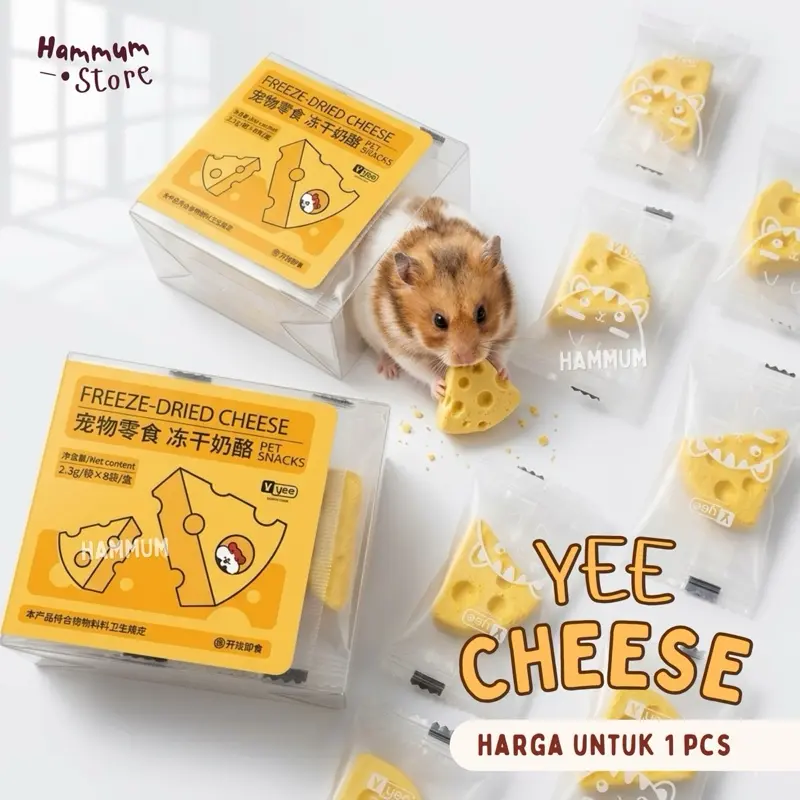 Cheese Block Snack Hamster | Keju Hamster Makanan Hamster Cemilan Sehat Impor