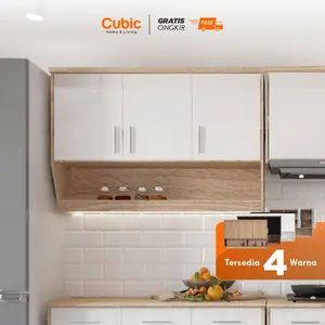 Cubic Kitchen Set 3 Pintu Minimalis / Rak Atas Dapur Lemari Gantung - ELENA AVE KSA 3P