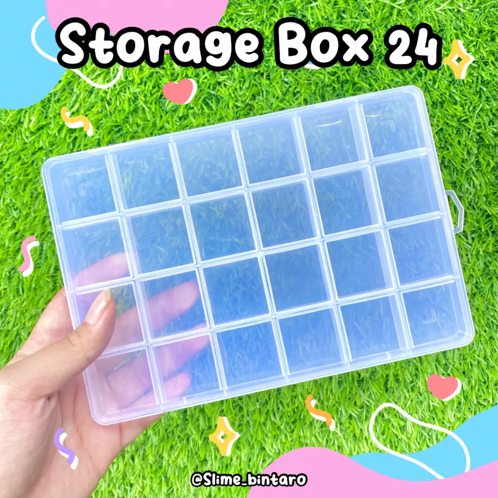 STORAGE BOX ORGANIZER 24 BY SLIME BINTARO || KOTAK PENYIMPANAN SERBAGUNA || KOTAK PENYIMPANAN MANIK || ORGANIZER BOX