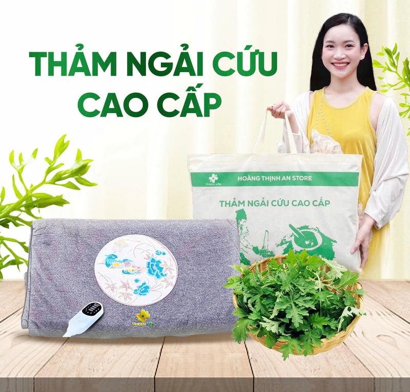Thảm Ngải Cứu Hoàng Thịnh An Chính Hãng, Giúp Hỗ Trợ Đau Vai Gáy, Cải Thiện Nhức Mỏi Xương Khớp, Bảo Hành 12 Tháng.