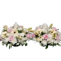 Gambar Bunga altar Bunga meja Bunga vas Rangkaian altar bunga fresh bunga lilin dari Gaby Bella Florist Kota Administrasi Jakarta Selatan 1 Tokopedia