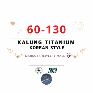 MAHKOTA 60 - 130 Kalung Titanium Wanita Korean Style Elegan