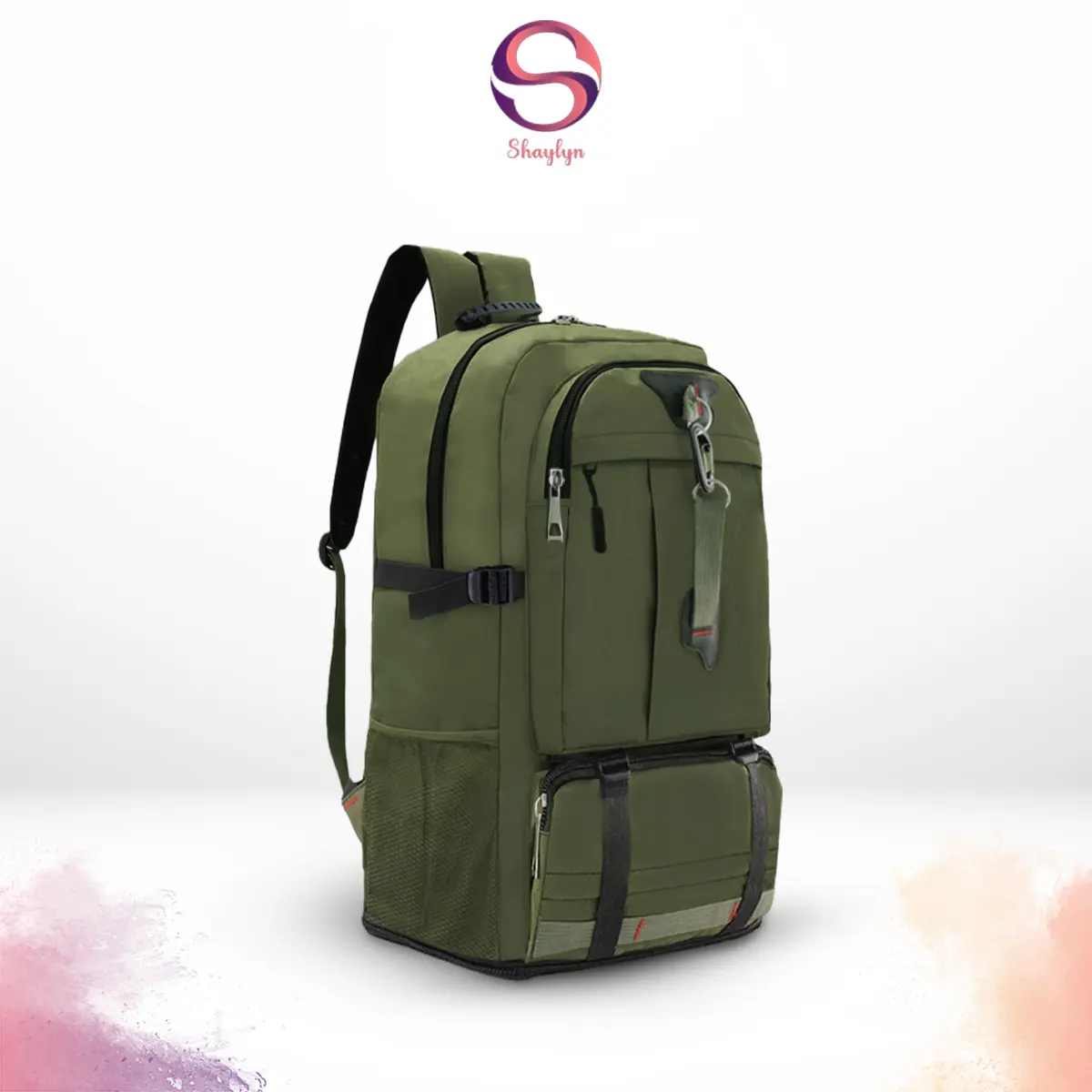 Tas Ransel Hiking Jumbo Polos Unisex Pria Wanita Tas Ransel Camping Kapasitas Besar Multifungsi Waterproof -YH188